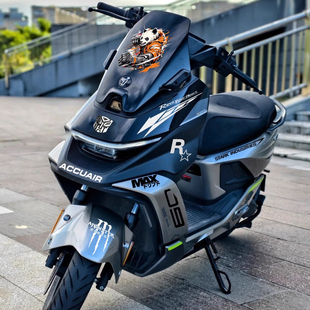 适用九号M5电动车机械师2代M95c拉花车身贴纸改装 轮毂防水反光贴