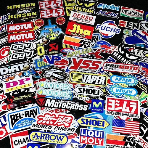 赞助商贴花AGV摩托车贴反光防水