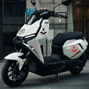 适用小牛FXT NXT  FS三色旗贴纸摩托车贴花改装贴纸配件拉花防水