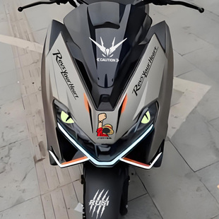 适用升仕150X 703T 150D车头贴纸摩托车灯膜改装饰配件拉花防水贴