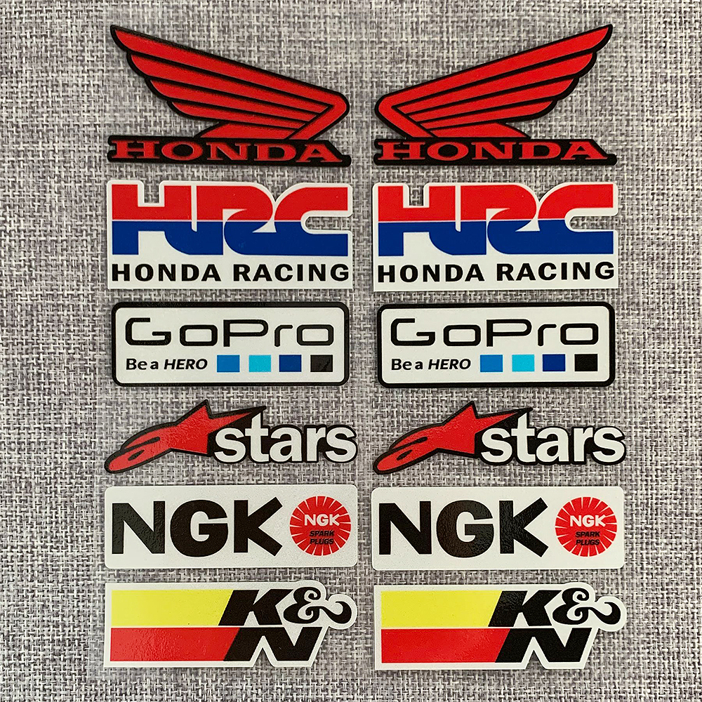 适用本田摩托车贴纸反光