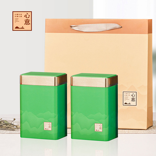 大号半斤方罐铁罐茶叶罐通用白茶黄山毛峰红茶绿茶茶叶包装盒定制