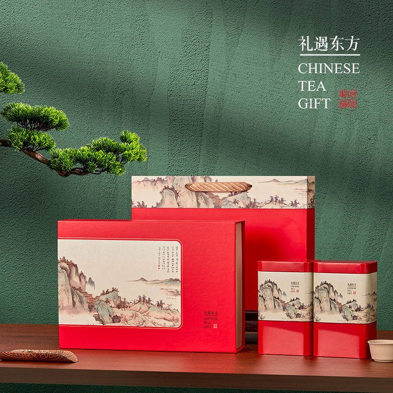 春茶绿茶送礼茶叶包装盒礼盒空盒