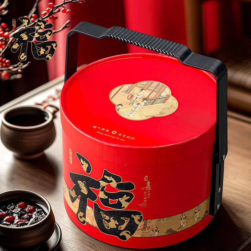 大号手提新年春节年货坚果糖果零食干果礼盒过年包装盒空盒定制,包装,年货礼品包装,淘宝优惠券,粉丝福利购,淘宝优惠卷