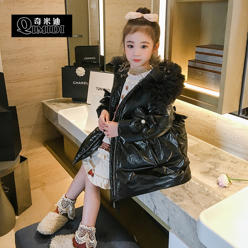 奇米迪秋季女童加厚羽绒服