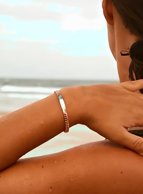 MLGM小众轻奢个性手链女ins波西米亚风叠戴手串高级感百搭手饰女