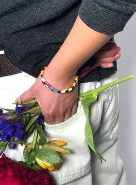 小众锌合金烤漆欧美风通用小手链