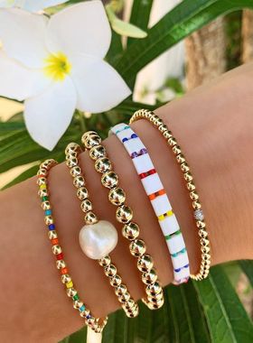 小众设计波西米亚日本女手工串珠