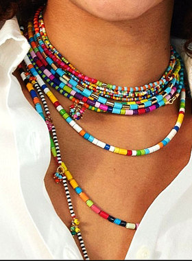 合金搪瓷烤漆项链饰品ins项圈