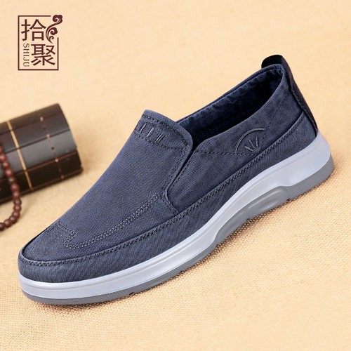 拾聚新款老北京布鞋男鞋
