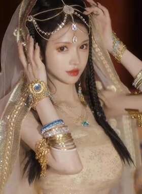 古装汉服异域风情茉莉公主沙丽
