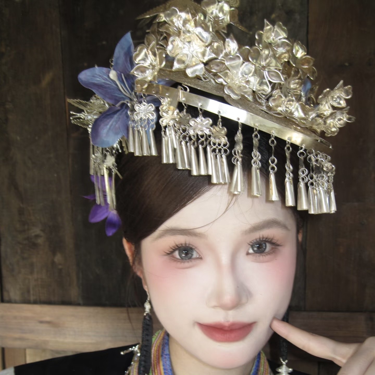 贵州苗族苗银帽子项圈少数民族侗族步摇梳子发簪头饰演出服配饰女,饰品/流行首饰/时尚饰品新,发饰,淘宝优惠券,粉丝福利购,淘宝优惠卷