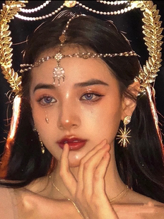 Lolita皇冠新娘洛丽塔圣母光环天使发箍巴洛特头饰哥特式发饰