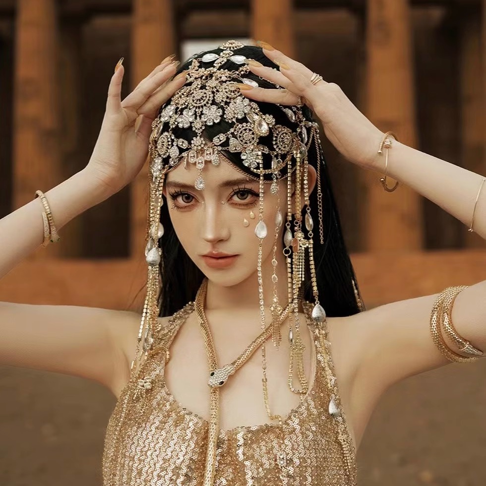 邓紫棋同款眉心坠合金异域额链