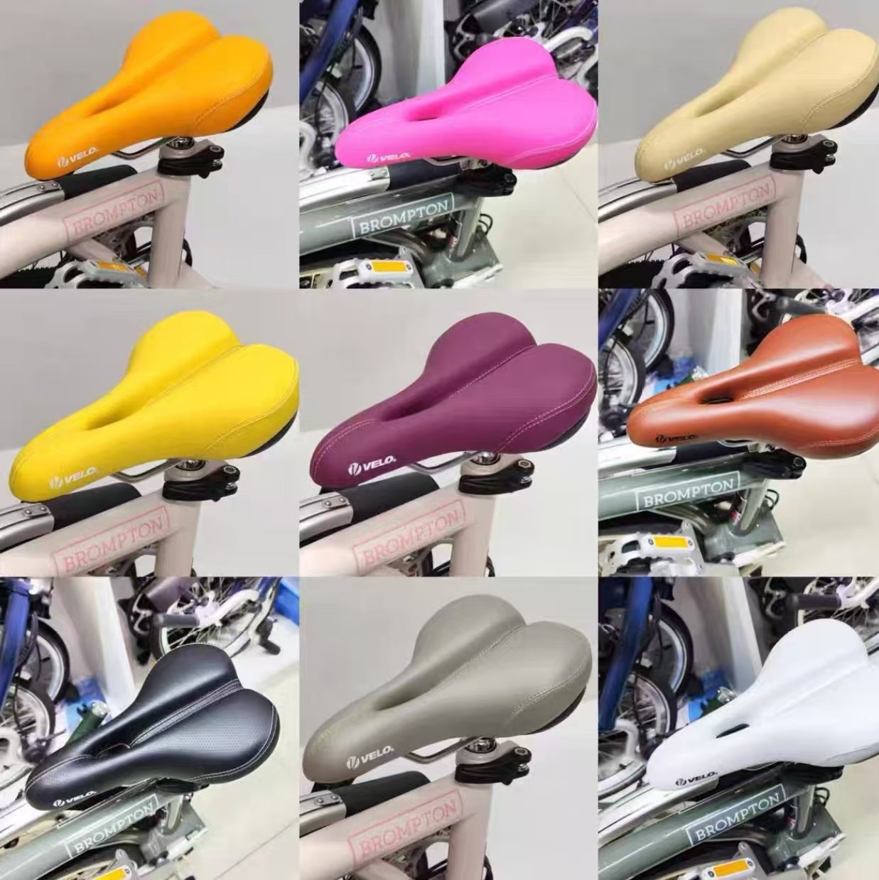 适合山地车公路车折叠车坐通用彩色座垫加厚防水透气舒适不咯屁股