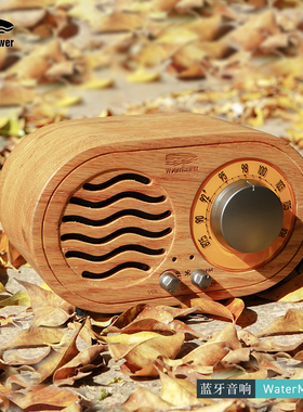 WaterRower/沃特罗伦发烧级蓝牙HIFI音响便携复古高端木质音箱