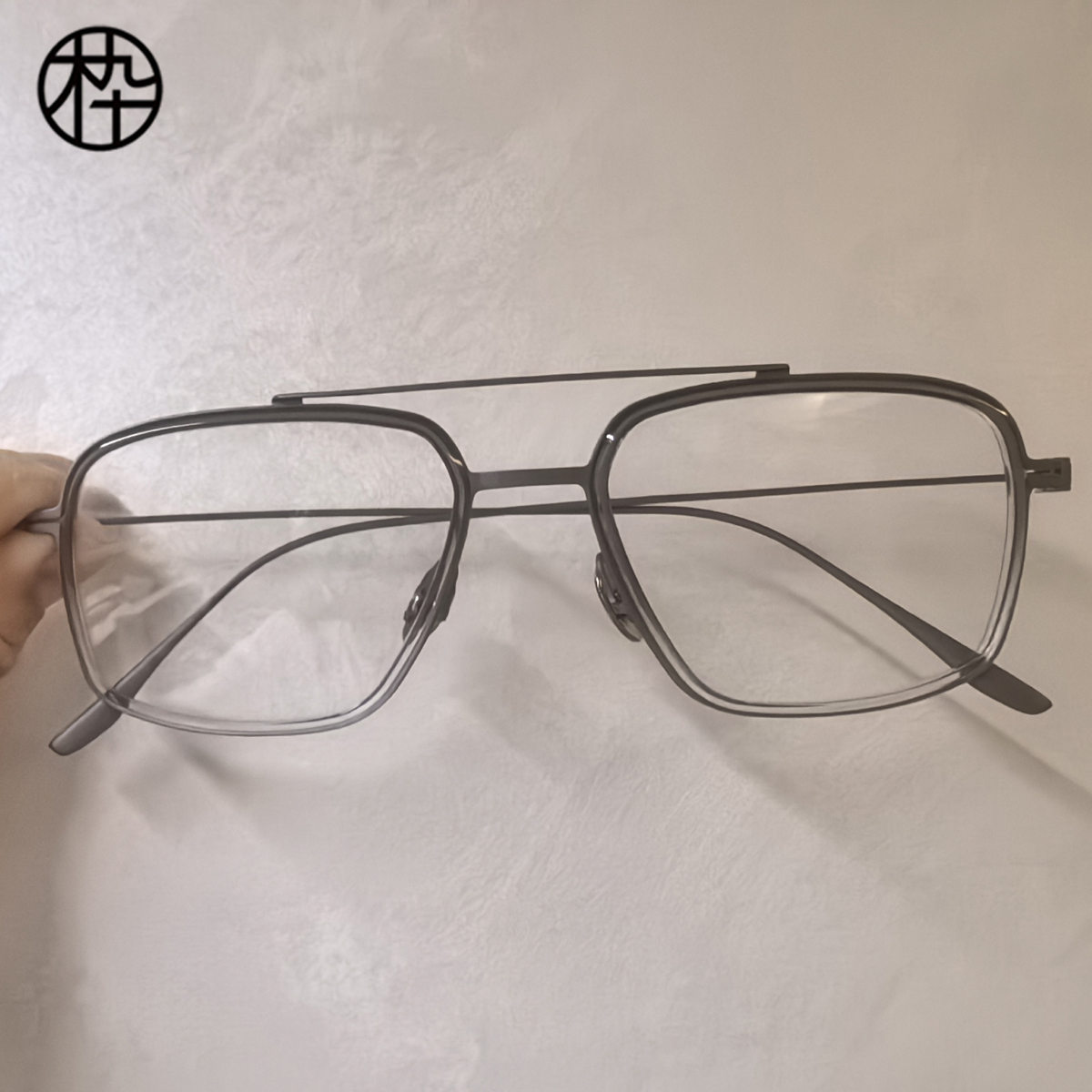 木九十专柜正品MJ102FK109飞行员时尚眼镜框架薄金属潮流造型近视