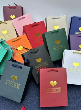高档手提袋定制logo纸袋便携饰品包装袋手镯手串戒指首饰礼品袋子