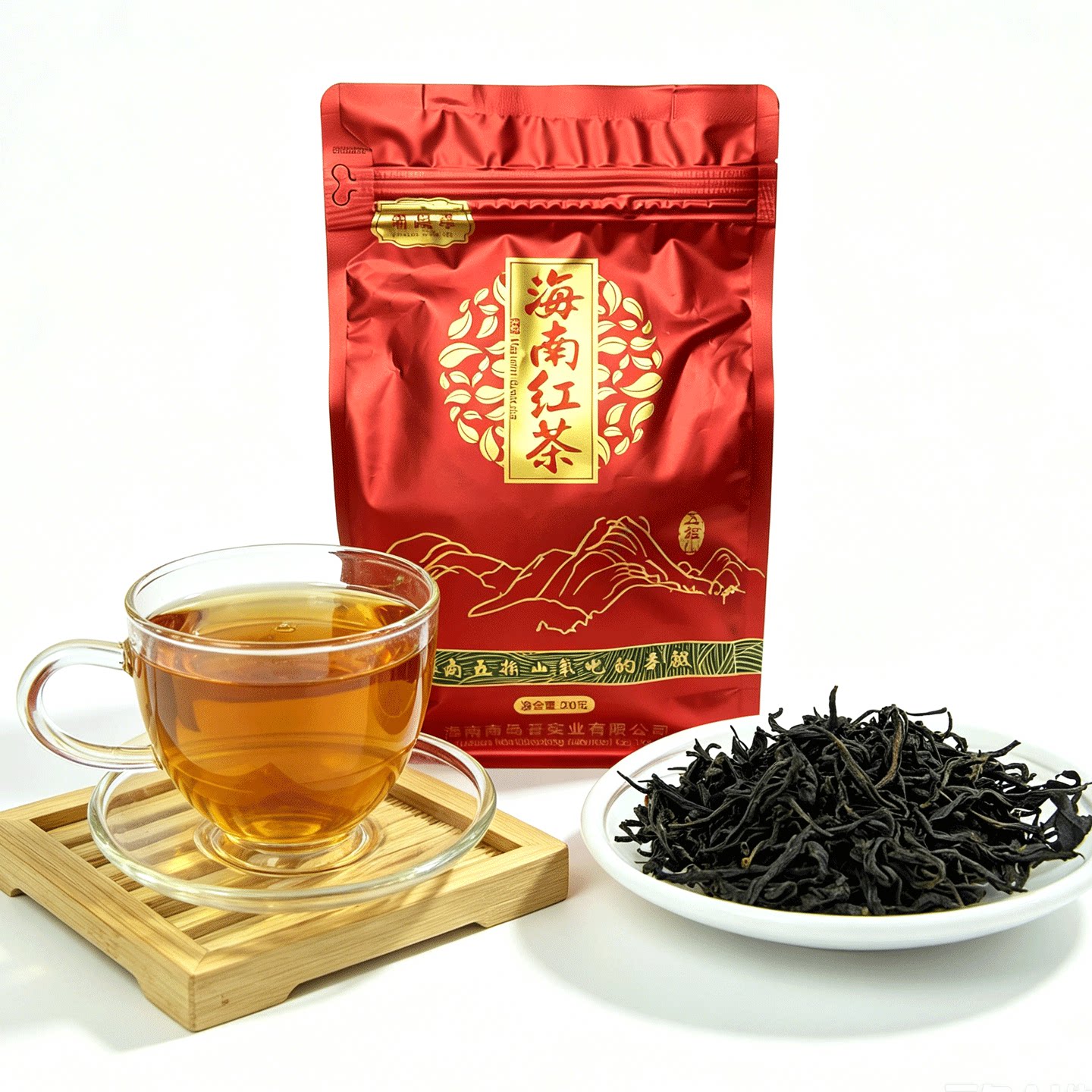 海南红茶绿茶袋装茶叶