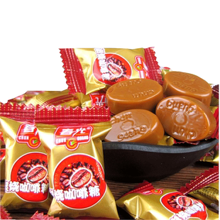 海南特产 春光炭烧咖啡糖500g 散装 约90颗 喜糖 硬糖 春光正品