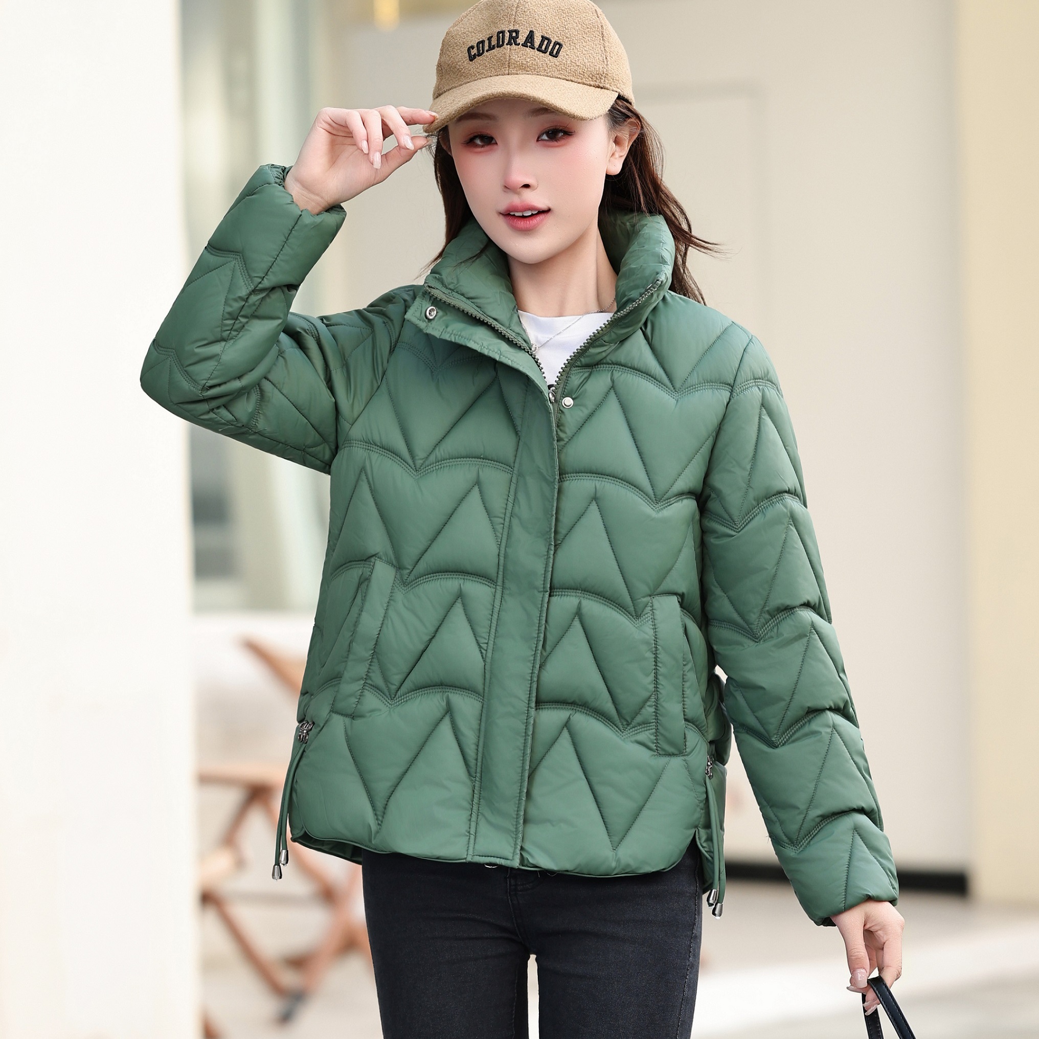 冬季大码短款宽松小个子棉服