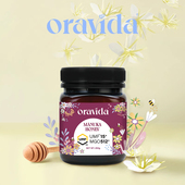 Oravida兰维乐新西兰进口天然呵护润养胃麦卢卡花蜂蜜UMF15 250g