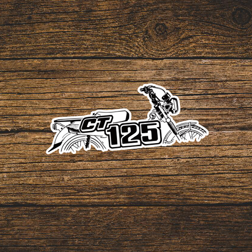 汉魂贴纸适用于本田CT125摩托车车身贴纸支持定制摩托车贴纸 7106