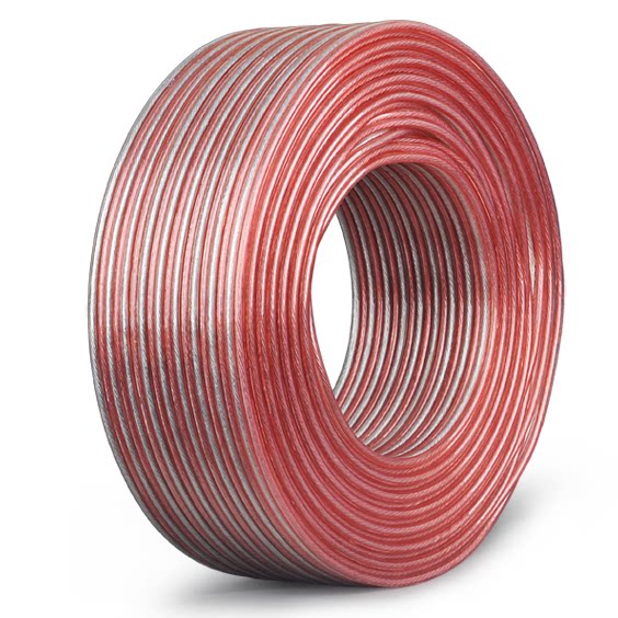 高品质音响线500支金银广播音箱喇叭线2*500B发烧无损音频线80米