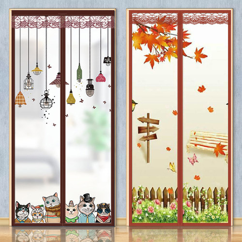 魔术贴空调门帘磁铁免打孔挡风