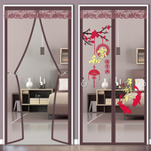 金刚网防蚊门帘磁吸纱窗网家用窗户纱门自装 魔术贴防虫 沙窗自粘式