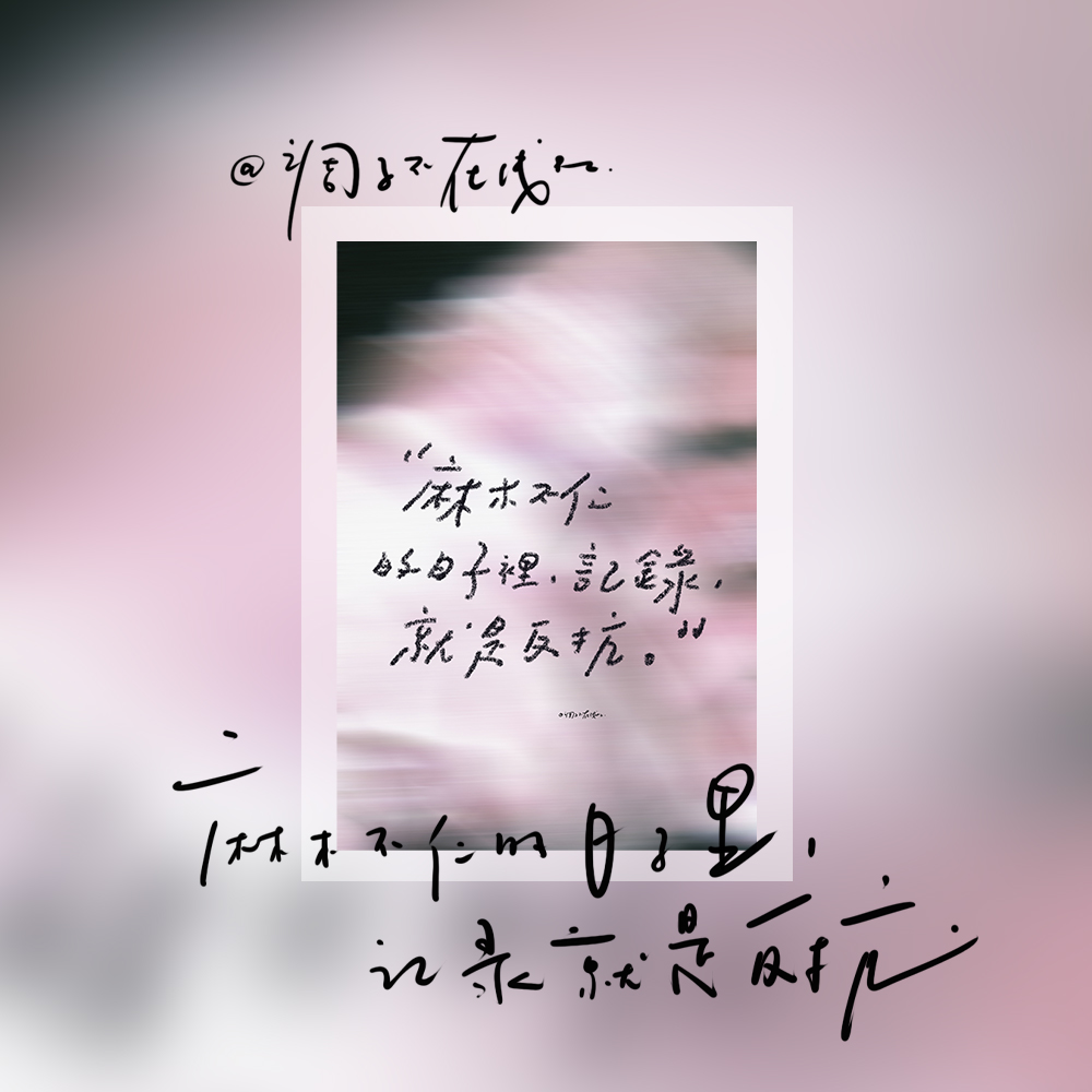 调子原创「麻木不仁的日子里，记录就是反抗」 明信片单张