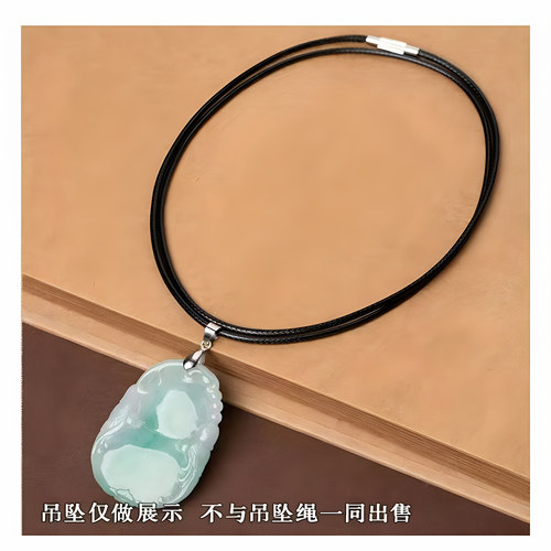 半成品黑色蜡皮绳项链挂件绳子细绳玉佩挂坠黑绳黄金吊坠挂绳男女