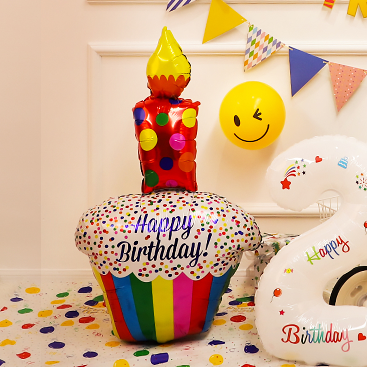 网红ins风儿童卡通气球玩具