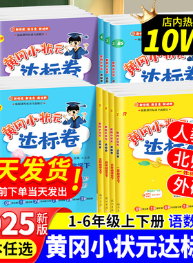 黄冈小状元达标卷2025人教版一二三四五六年级语文数学英语上册下册试卷测试卷全套北师大版同步作业练习册黄岗期末冲刺100分卷子