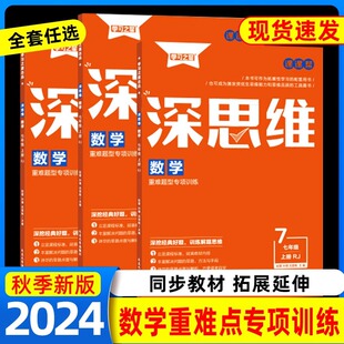 二一三数学重难题型专项训练强化提炼考点激发思维能力新中考背景操作过程学习之星 初 新版 深思维七八九年级下册上册数学人教版
