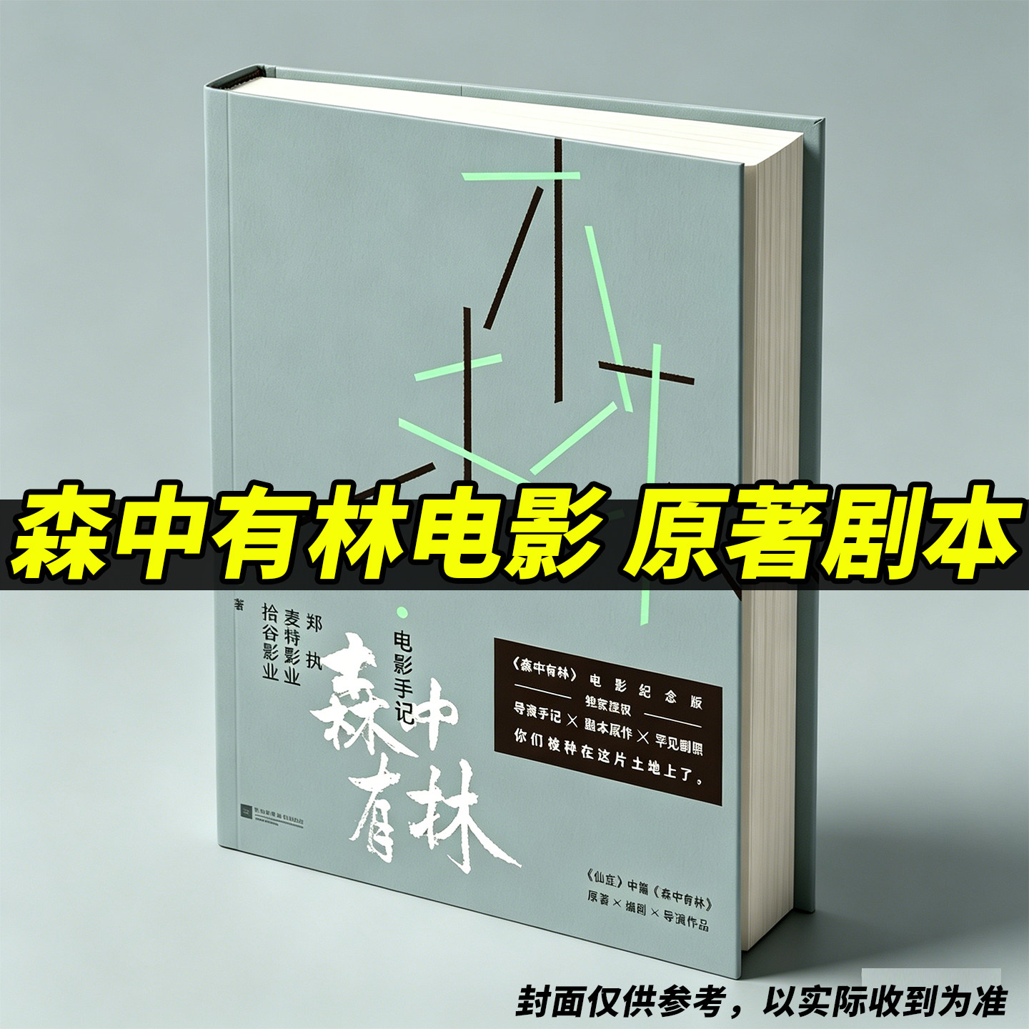 森中有林电影手记原著剧本实体书 犯罪悬疑影视创作实录记录影片幕后拍摄案件改编背景与人物塑造 跨越数十年的命运纠葛与人性挣扎