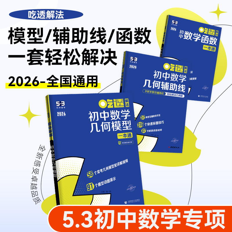 53初中数学几何模型/辅助线/函数