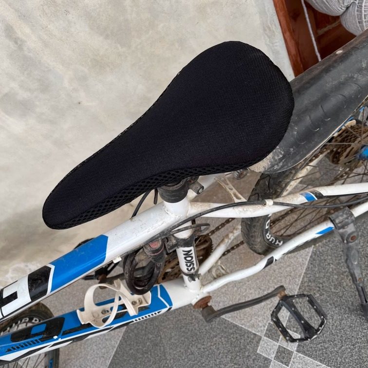 脚踏自行车坐垫套山地车座套公路自行车布料防晒隔热舒适四季通用