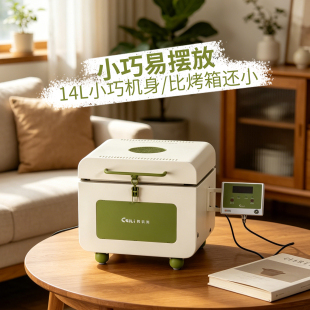 科莱利新款迷你桌面陶艺电窑炉小型新手烧陶家用智能中高温电窑炉