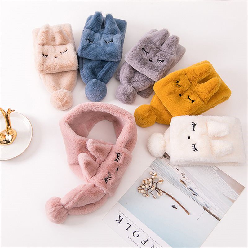 Baby scarf kids winter boys and girls soft cartoon warm plus|ruв категории Детская одежда, шляпа/шарф/маска/перчатки/наушники/ноги рукав, шарф - от Buy2taobao.com для оказания профессиональной услуги покупки агента Taobao