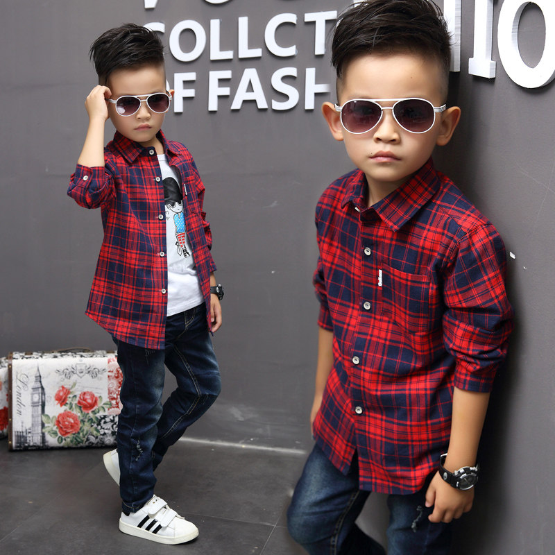 Chemise garcon à manche longue - Ref 2074834 Image 3