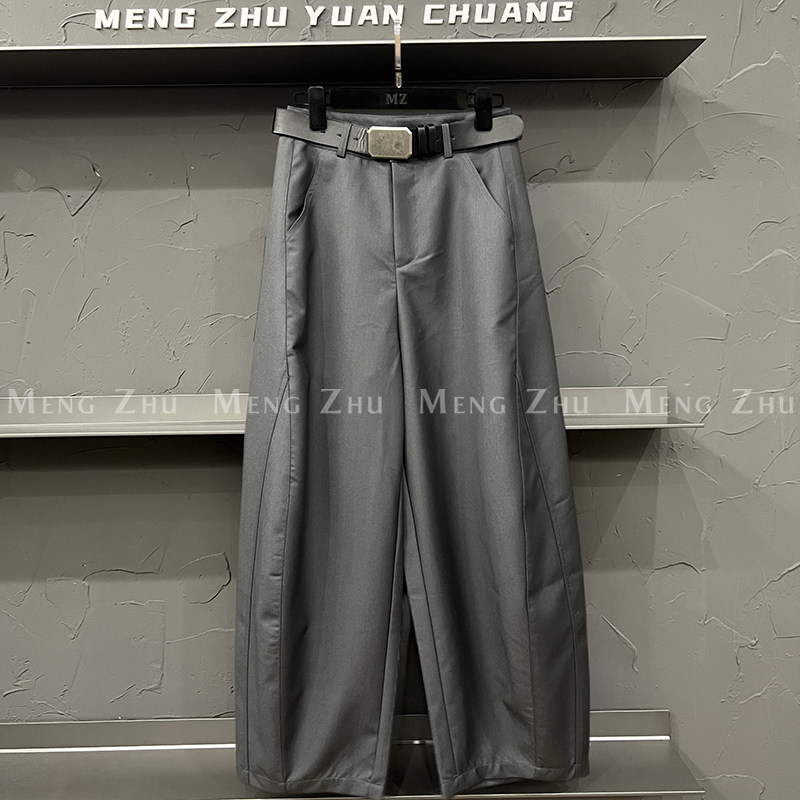 高端欧货秋季新款高级感巨好看的裤子休闲百搭阔腿直筒裤女烟管裤,女装/女士精品,休闲裤,淘宝优惠券,粉丝福利购,淘宝优惠卷