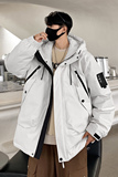 90%标连帽羽绒服男2024秋冬新潮流宽松冲锋衣情侣大码YR37P298，男装羽绒服，电商A222A