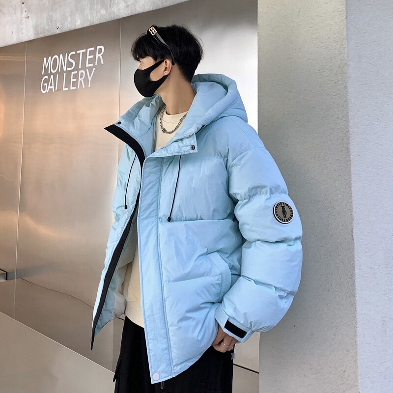 潮流情侣大码90%标高品质连帽羽绒服男2024秋冬新宽松YR35P298,男装羽绒服,电商A222A