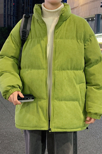 灯芯绒面包服高品质美式休闲冬宽松潮棉衣男棉服情侣大码Y375P88图片