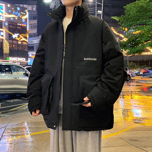 高品质港风2024秋冬新加厚冲锋衣男棉衣棉服情侣大码Y378P118图片