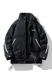 加厚冲锋衣高品质2024冬新宽松潮棉衣男棉服情侣大码Y370P108图片