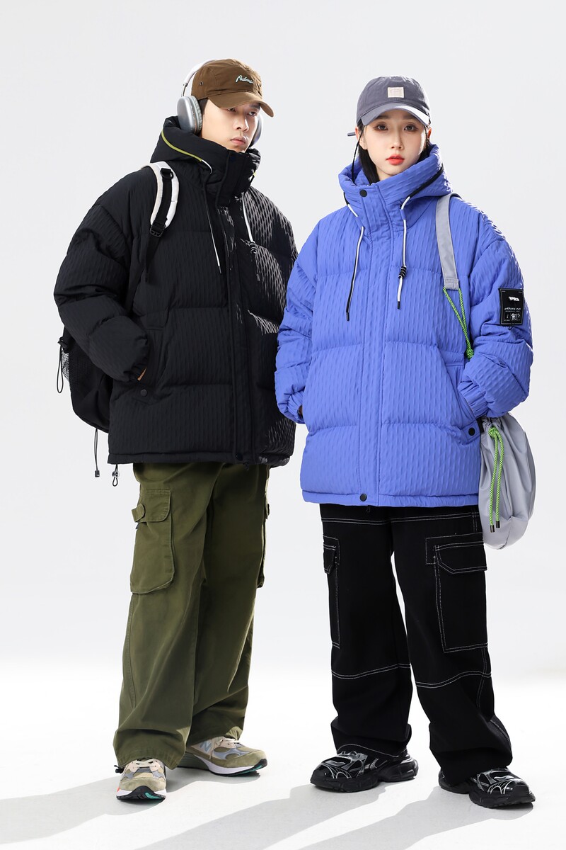 美式休闲情侣90%标羽绒服男连帽2024冬新宽松潮流高品YR56P298,男装羽绒服,电商A222A