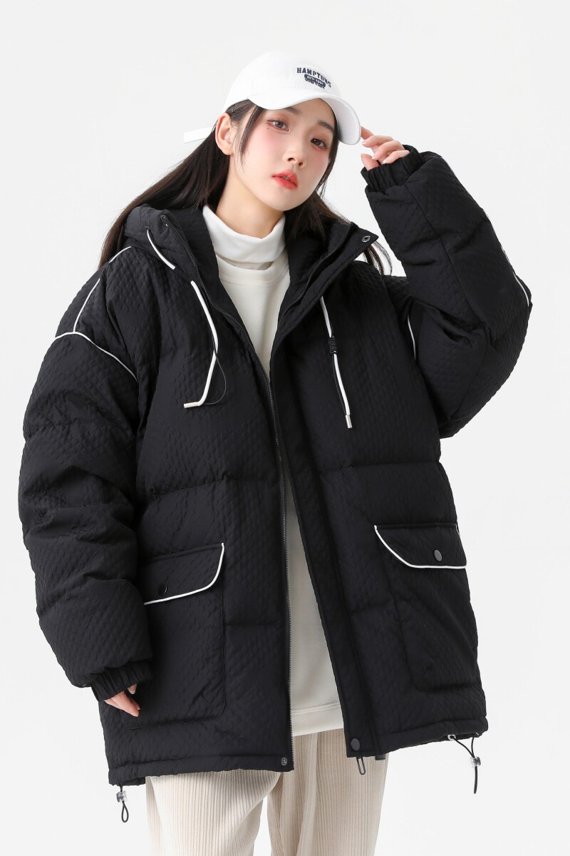 90%标羽绒服女连帽美式高街2024冬季潮流宽松情侣大码YR71P298,女装羽绒服,电商A222A