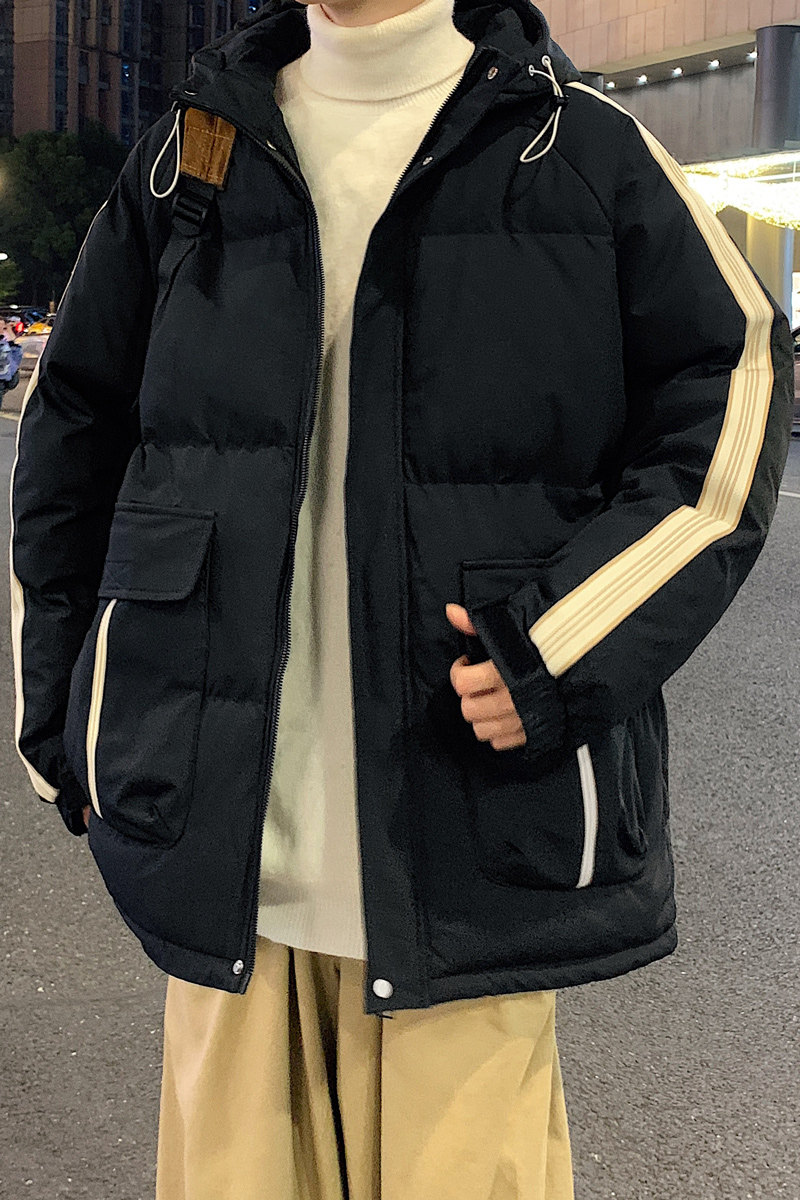 潮流连帽棉衣男棉服美式休闲2024冬新高品质宽松情侣大码Y373P108,男装棉衣,电商A222A